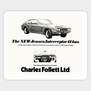 JENSEN INTERCEPTOR - advert Magnet